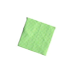Tovaglietta quadrata a quadretti 12x12, tessuto, verde lime, bocca: TO38-TO53