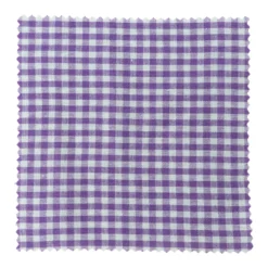 Tovaglietta quadrata a quadretti 15x15, tessuto, lilla, bocca: TO58-TO82