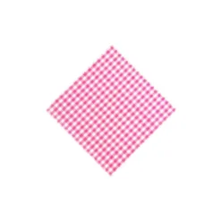 Tovaglietta quadrata a quadretti 15x15, tessuto, rosa, bocca: TO58-TO82