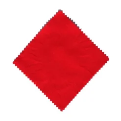 Tovaglietta 15x15, quadrata, tessuto, rossa, bocca: TO58-TO82