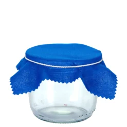 Tovagliette in tessuto 12x12, quadrate, tessile, blu scuro, bocca. TO38-TO53