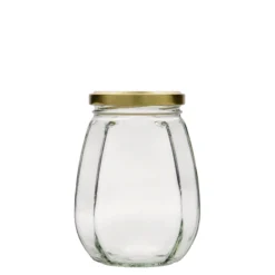 Vaso per gioielli 385 ml, esagonale, bocca: Twist-Off (TO 63)