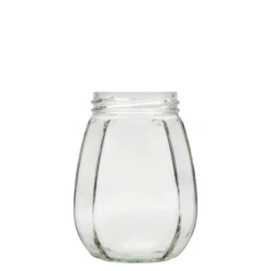 Vaso per gioielli 385 ml, esagonale, bocca: Twist-Off (TO 63)