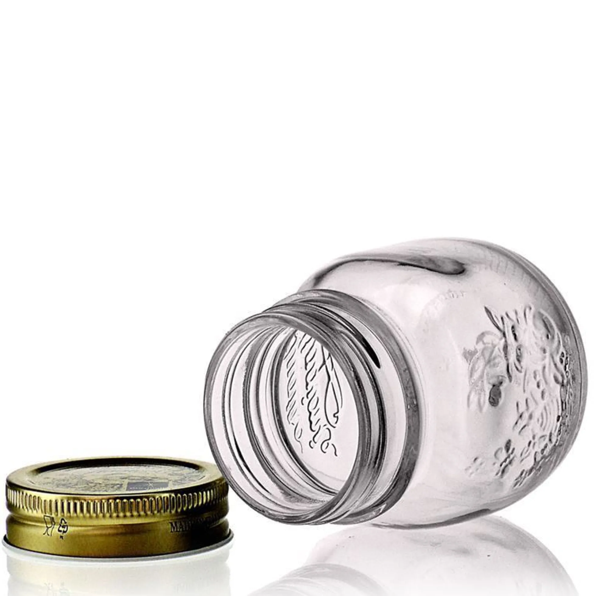 Vetro da 150 ml 'Quattro Stagioni', bocca: chiusura a vite