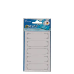 Zweckform Etichette 'Cornice Blu', rettangolari, carta, bianco-blu