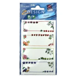Zweckform Etichette 'Frutti Colorati', rettangolari, carta, multicolore